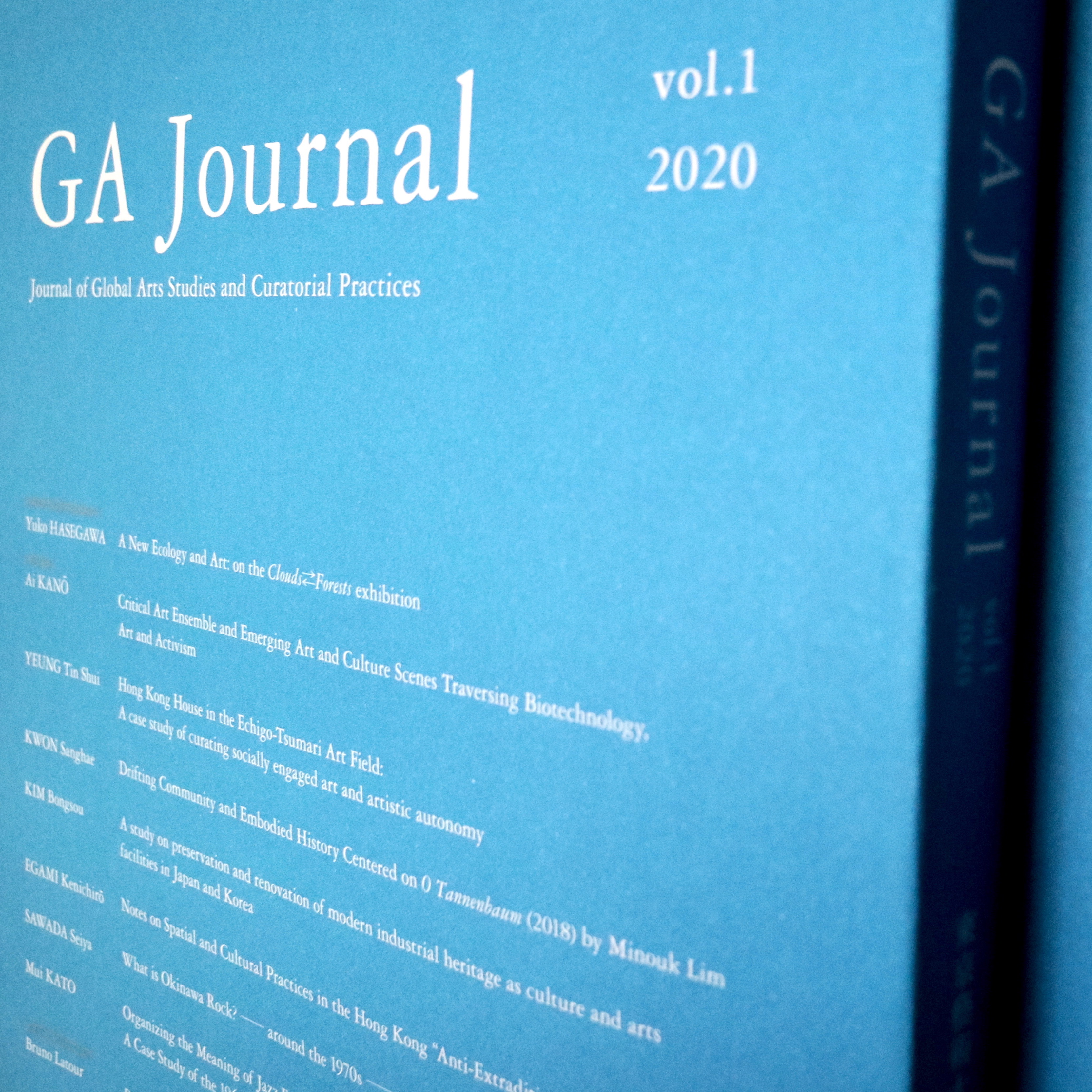 New Publication: “Journal of Global Arts Studies and Curatorial Practices” vol.1