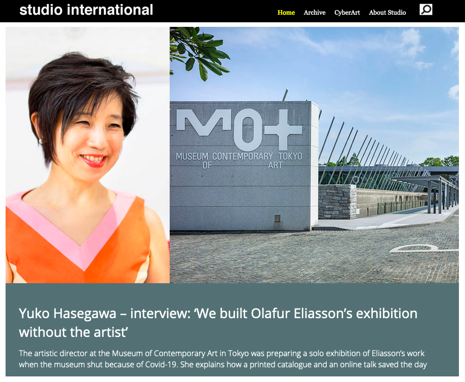 Interview: ‘We built Olafur Eliasson’s exhibition without the artist’